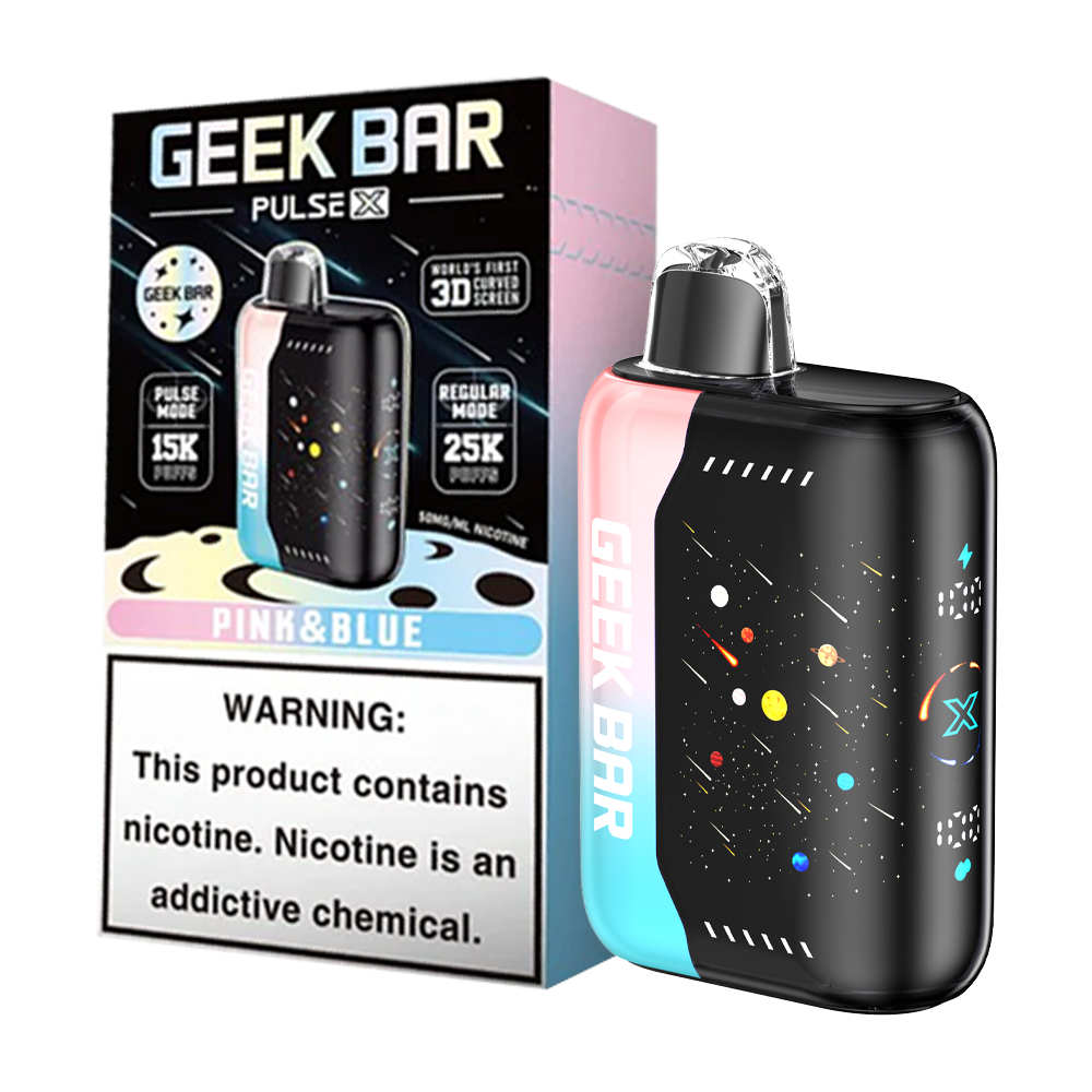 GEEK BAR PULSE X 25000 PUFFS DISPOSABLE VAPE 5CT/BX