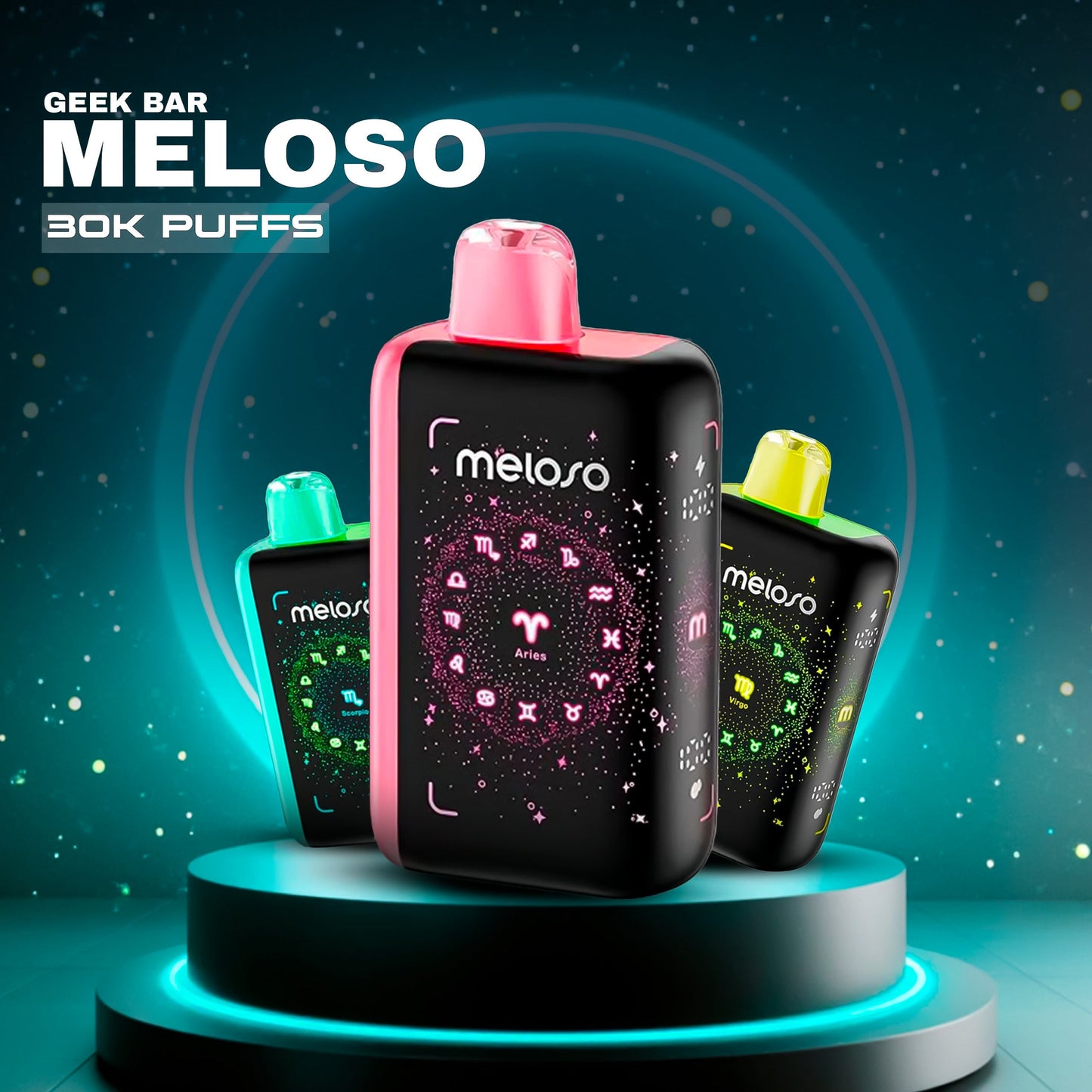 GEEK BAR MELOSO 30000PUFFS DISPOSABLE 5CT/BX