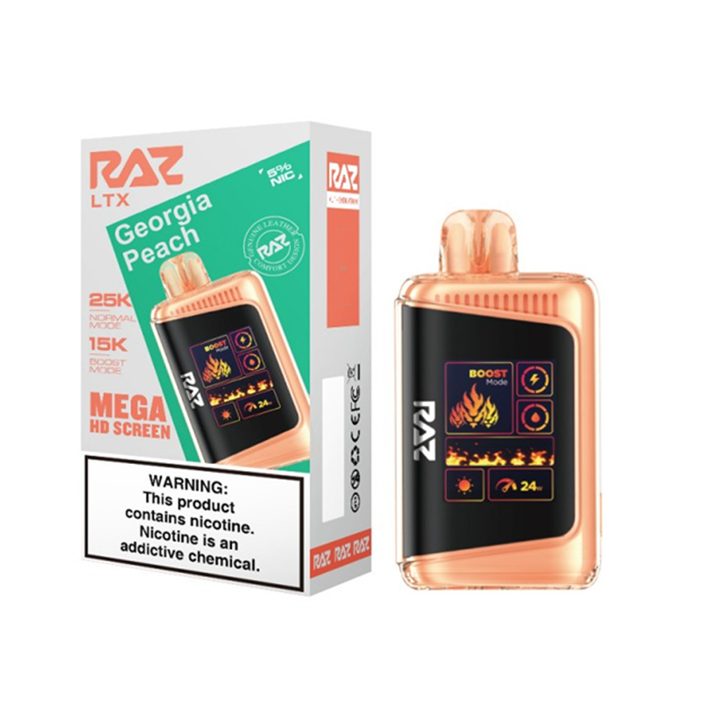RAZ 25000 PUFFS DISPOSABLE VAPE 5CT/BX