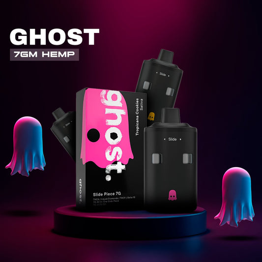GHOST 7GM HEMP VAPE DISPOSABLE 5CT/BX