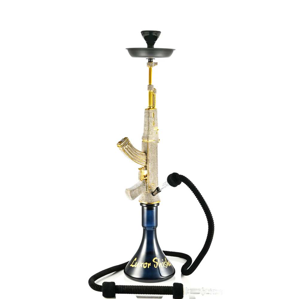 WARRIOR'S WHIFF LUXOR SHISHA HOOKAH (DOA47GLD)