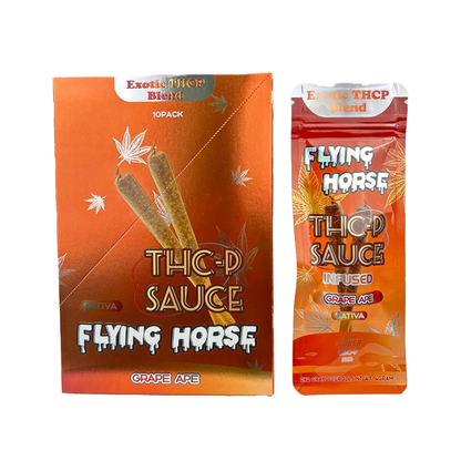 FLYING HORSE 2GM THCP SAUCE PREROLL 2CT/10CT/BX