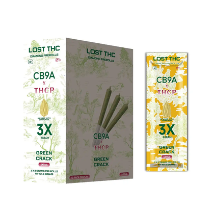 LOST THC DIAMOND PREROLLS 3PK/10CT/BX