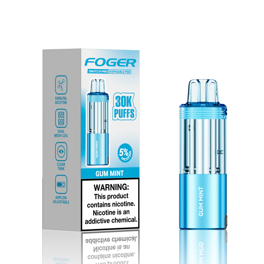FOGER 30000PUFFS DISP. POD 5CT/BX