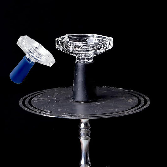 HEXAGONAL GLASS SILICONE BOWL 1CT(YH002)