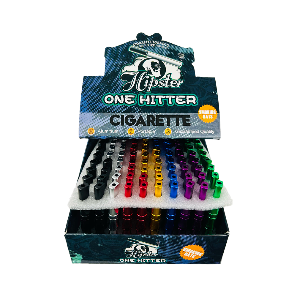 HIPSTER ONE HITTER CIGARETTE TOBACCO PIPES 100CT(TO036)