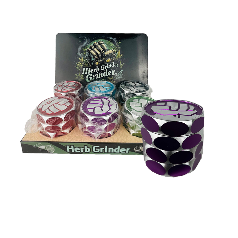 HERB GRINDERS 6PCS/BX (HU013)