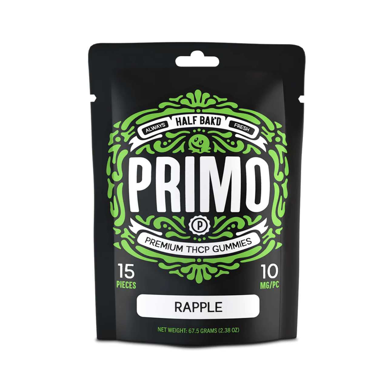 HALF BAK'D PRIMO THCP GUMMIES 5CT/BX