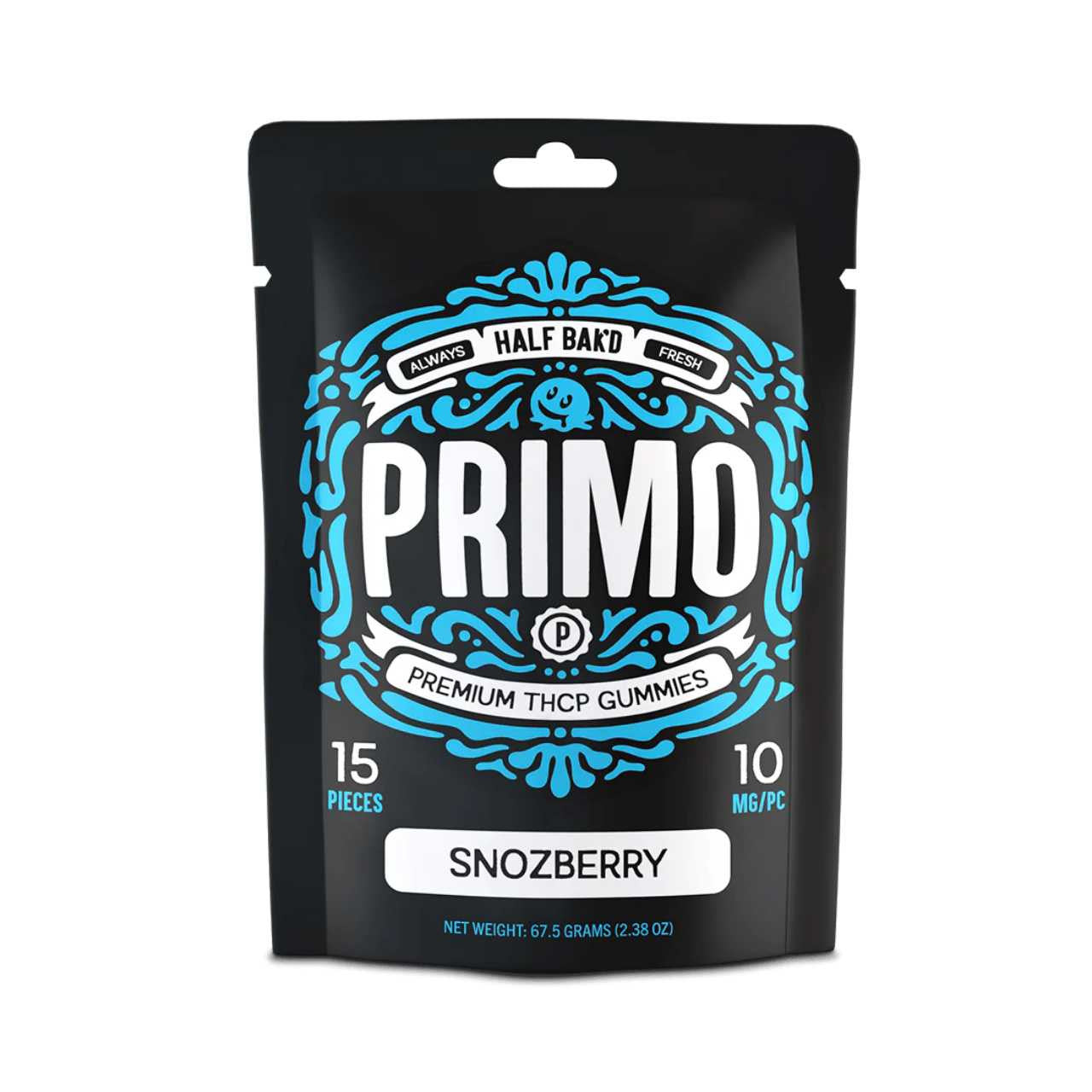 HALF BAK'D PRIMO THCP GUMMIES 5CT/BX