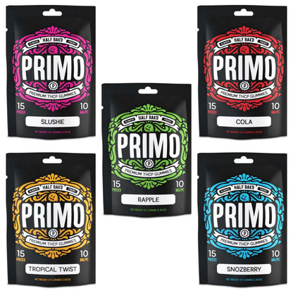 HALF BAK'D PRIMO THCP GUMMIES 5CT/BX