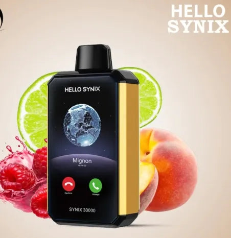 HELLO SYNIX 30000PUFFS DISPOSABLE 5CT/BX