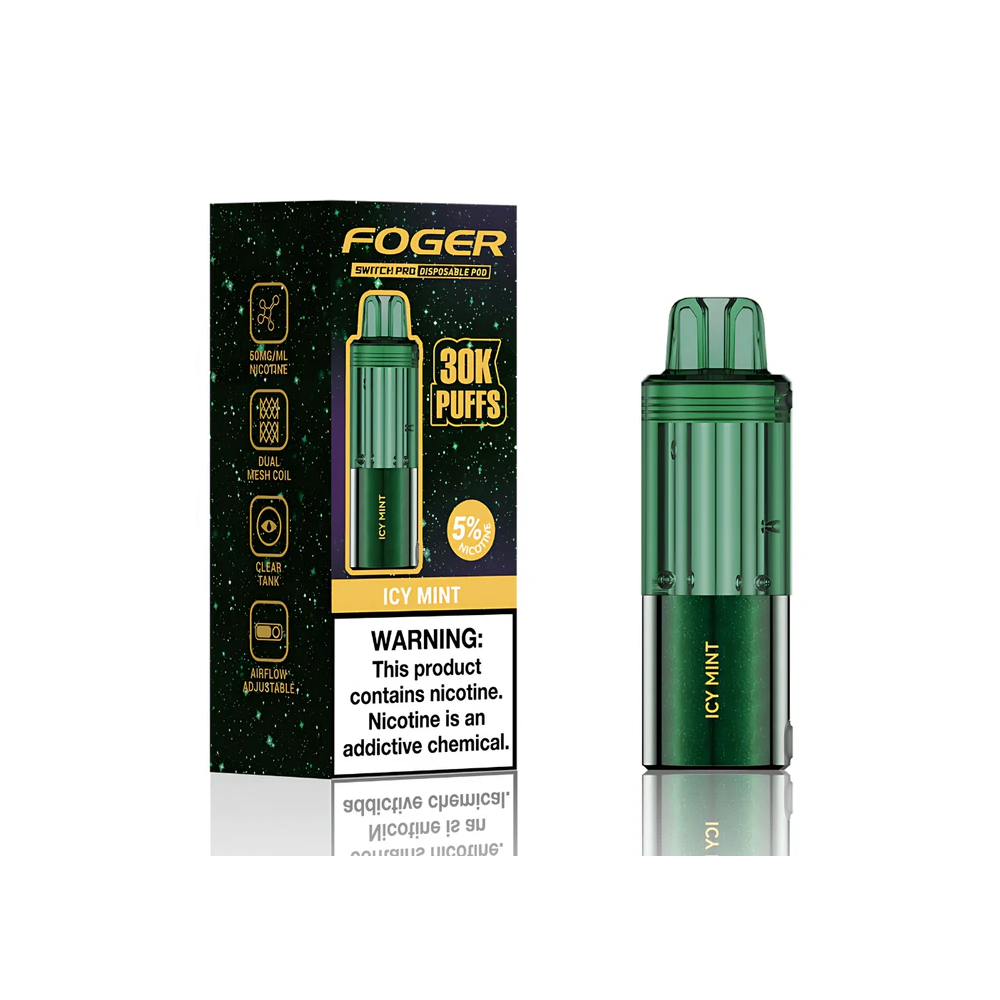 FOGER 30000PUFFS DISP. POD 5CT/BX