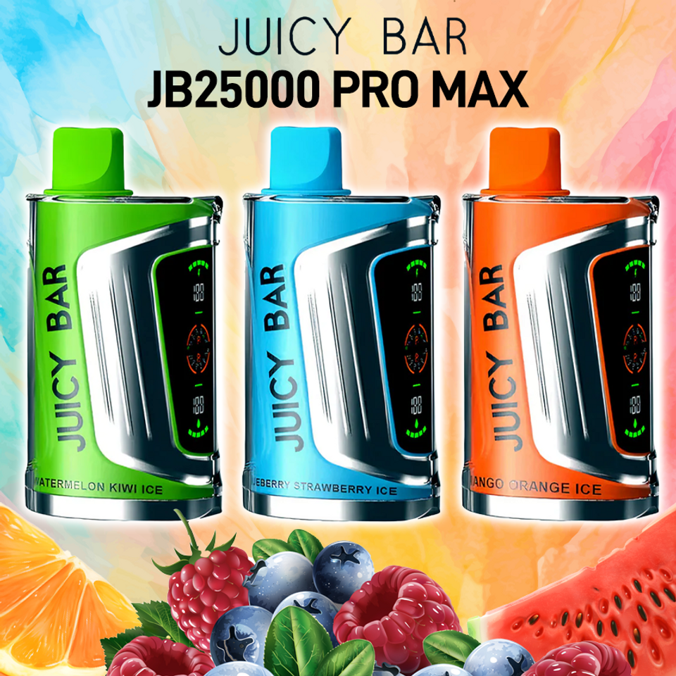 JUICY BAR 25000PUFFS DISPOSABLE 5CT/BX