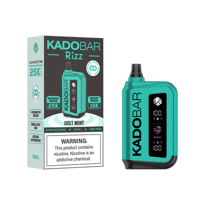 KADO BAR RIZZ 25000PUFFS 5CT/BX