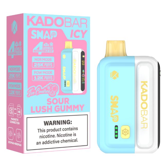 KADO BAR SNAP 25000PUFFS DISPOSABLE 5CT/BX