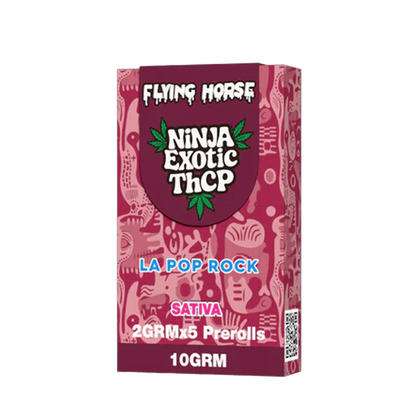 FLYING HORSE 2GM NINJA EXOTIC THCP PREROLL 5CT/BX