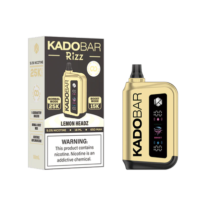 KADO BAR RIZZ 25000PUFFS 5CT/BX