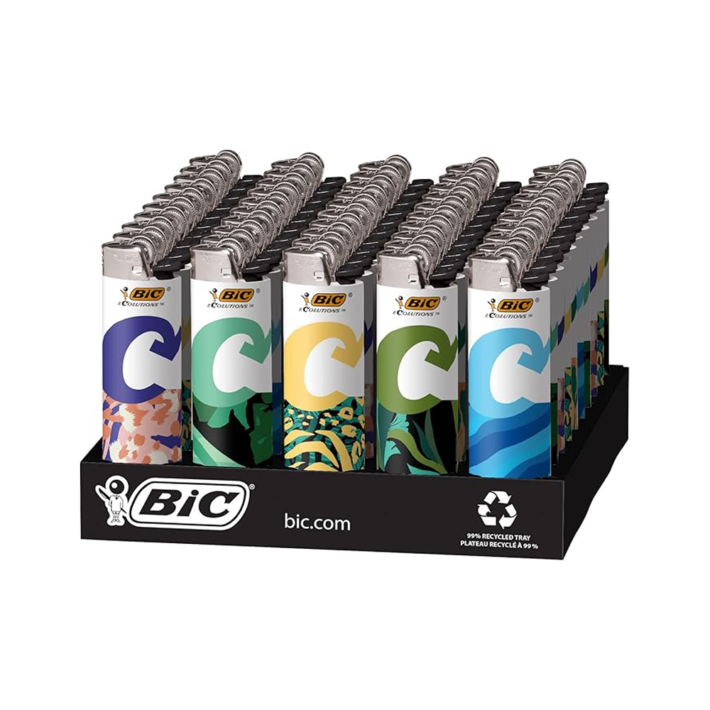 BIC ECOLUTION LIGHTERS 50CT/BX