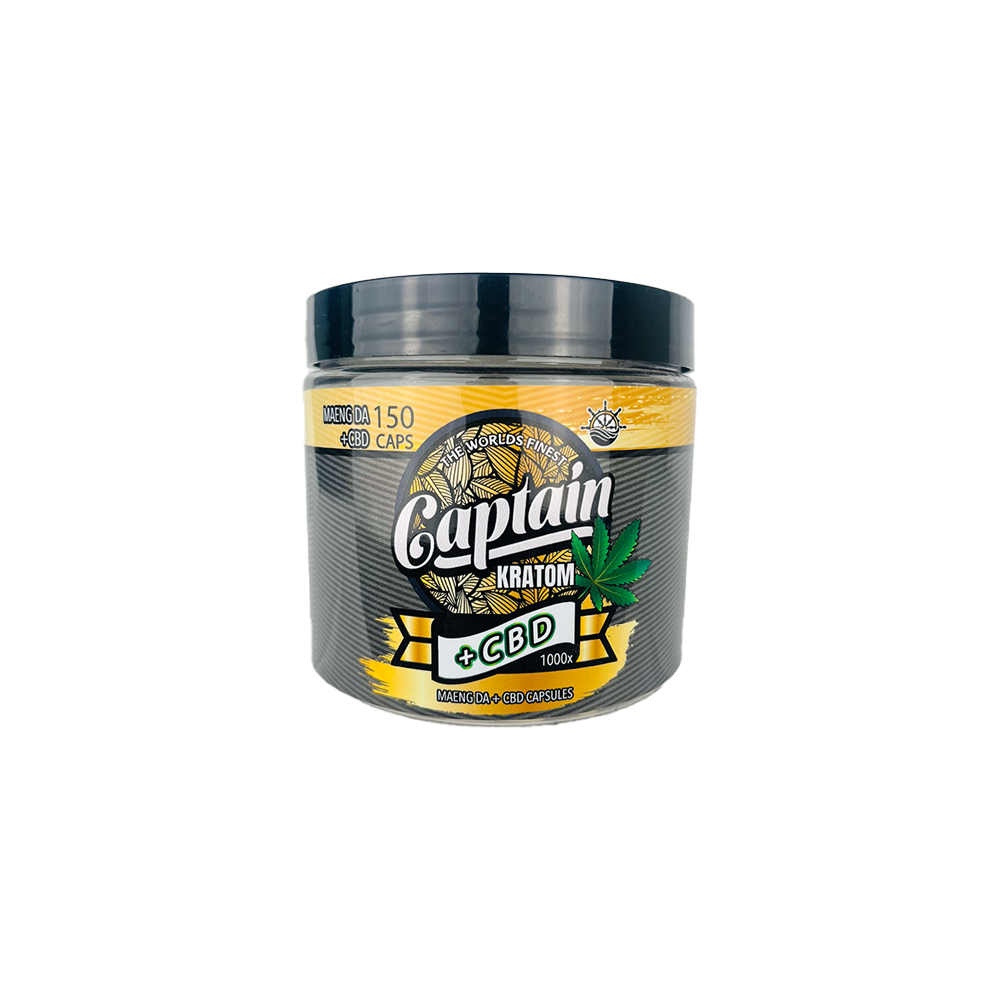 CAPTAIN LA CBD+KRATOM CAPSULES 150CT