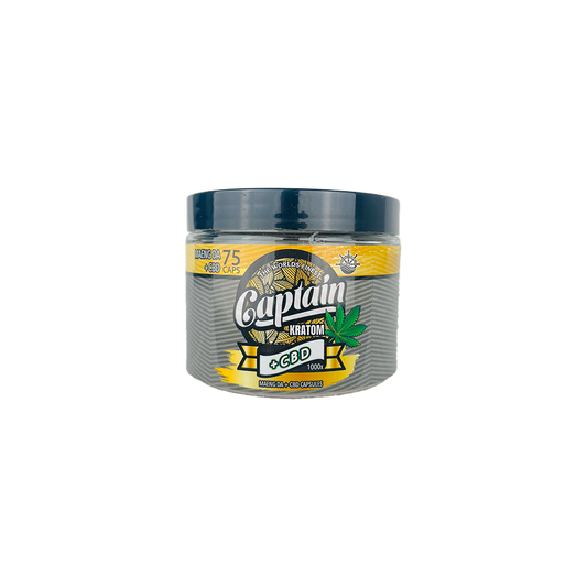 CAPTAIN LA CBD+KRATOM CAPSULES 75CT