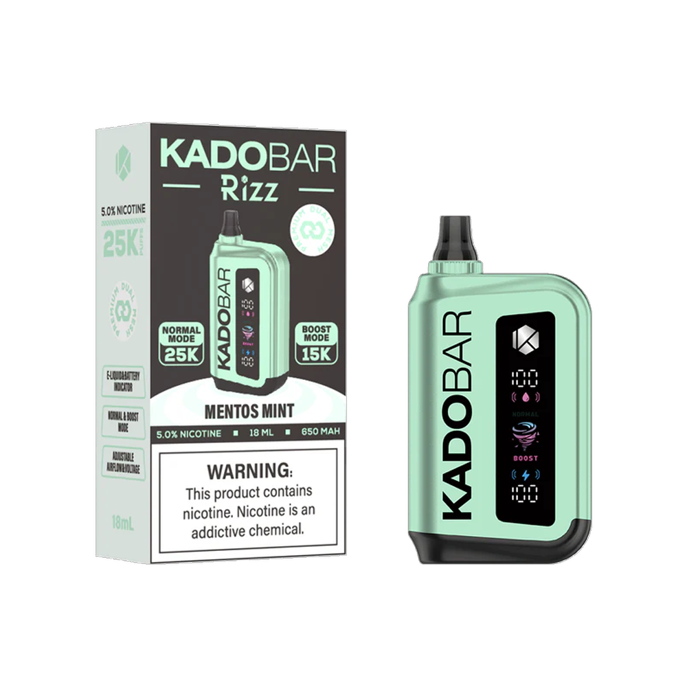 KADO BAR RIZZ 25000PUFFS 5CT/BX