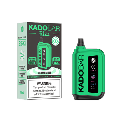 KADO BAR RIZZ 25000PUFFS 5CT/BX
