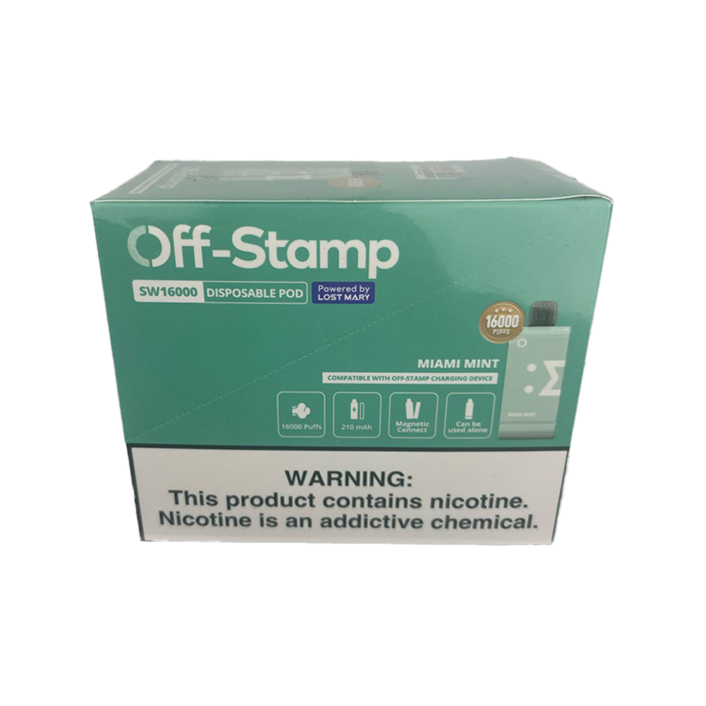 OFF-STAMP SW16000 DISPOSABLE POD 5CT/BX