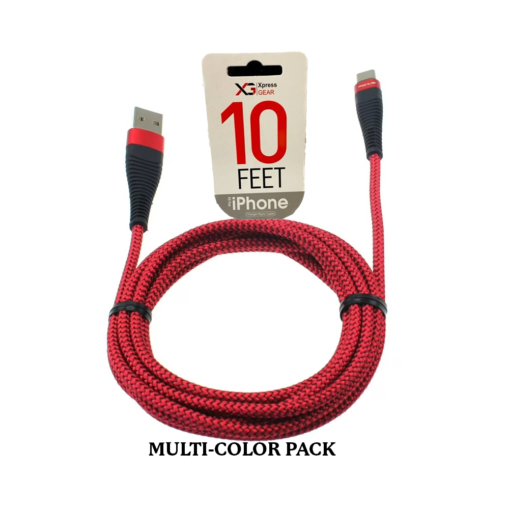 XPRESS GEAR MICRO 10FT CHARGING + SYNC CABLE 12CT/BAG