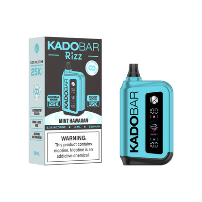 KADO BAR RIZZ 25000PUFFS 5CT/BX