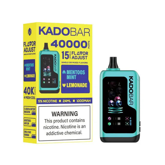 KADO BAR ADJUST 40000PUFFS DISPOSABLE 5CT/BX