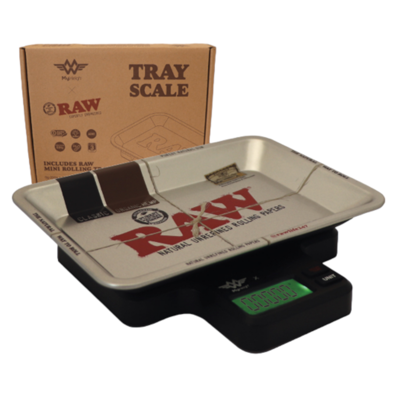 RAW X SCALE WITH MINI TRAY