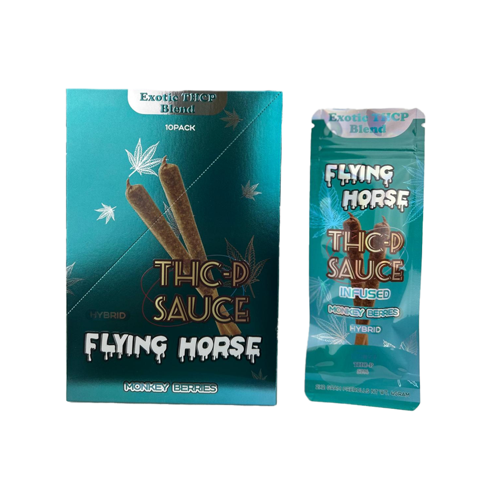 FLYING HORSE 2GM THCP SAUCE PREROLL 2CT/10CT/BX