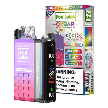OXBAR POD JUICE 30K PUFFS DISP. 5CT/BX