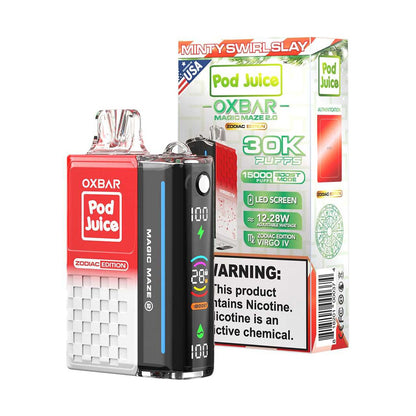 OXBAR POD JUICE 30K PUFFS DISP. 5CT/BX