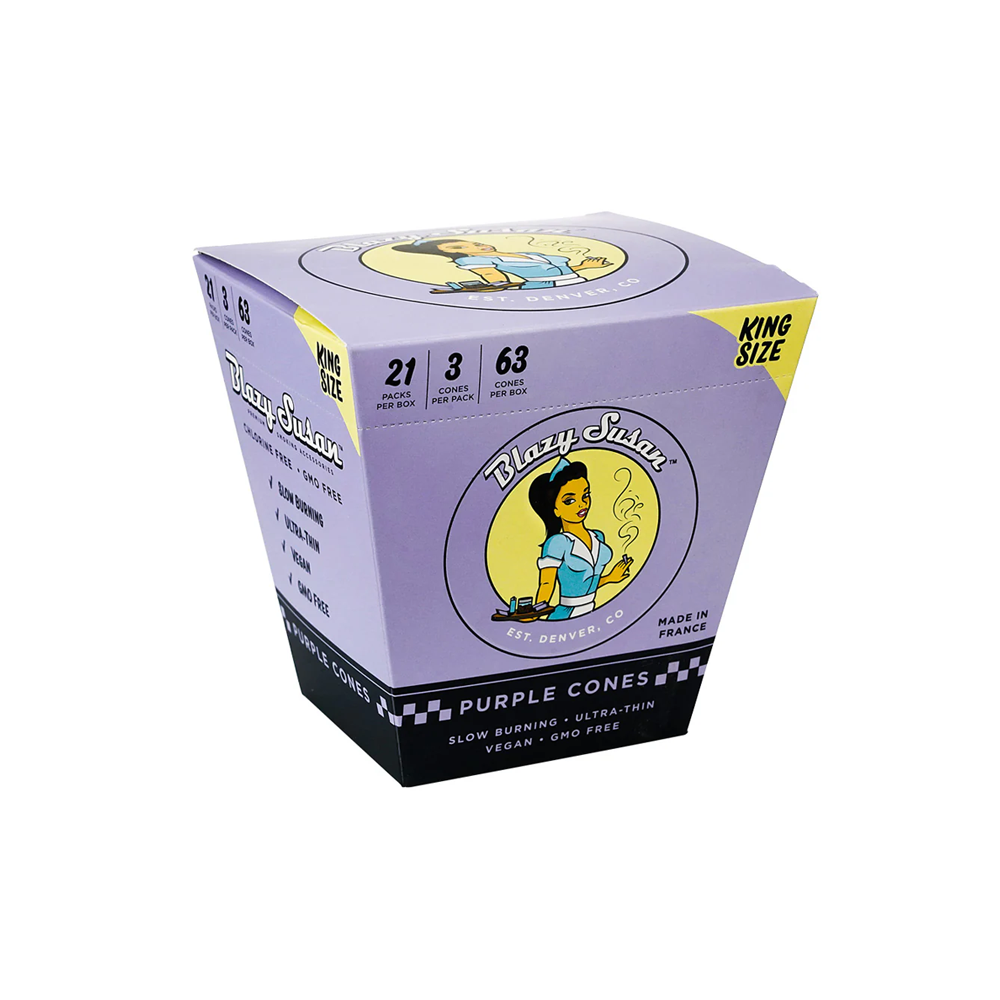 BLAZY SUSAN PURPLE CONES KING SIZE