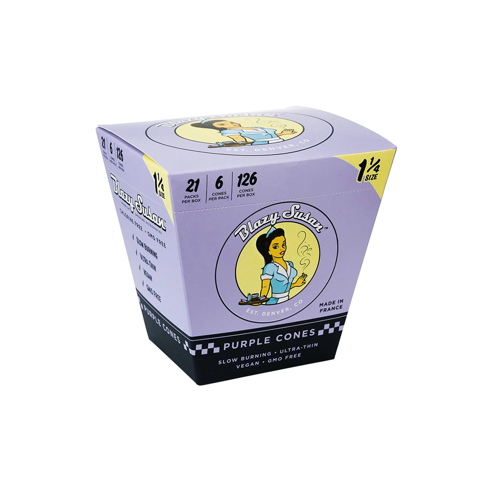 BLAZY SUSAN PURPLE CONES (1 1/4 SIZE)