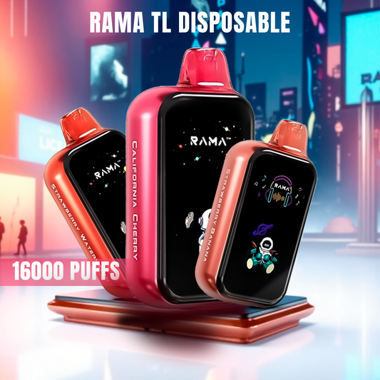 RAMA DUAL MESH 16000PUFFS DISP. 5CT/BX