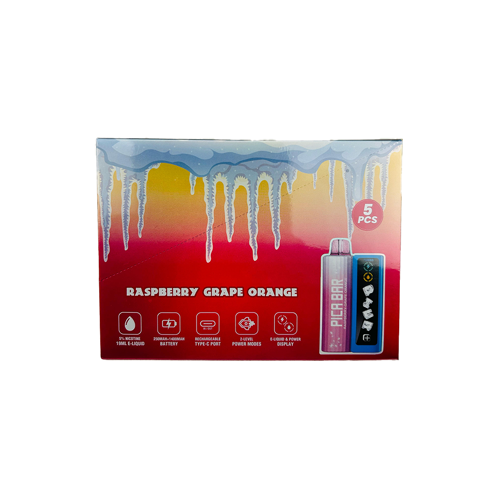 PICA BAR 30000PUFFS DISPOSABLE 5CT/BX
