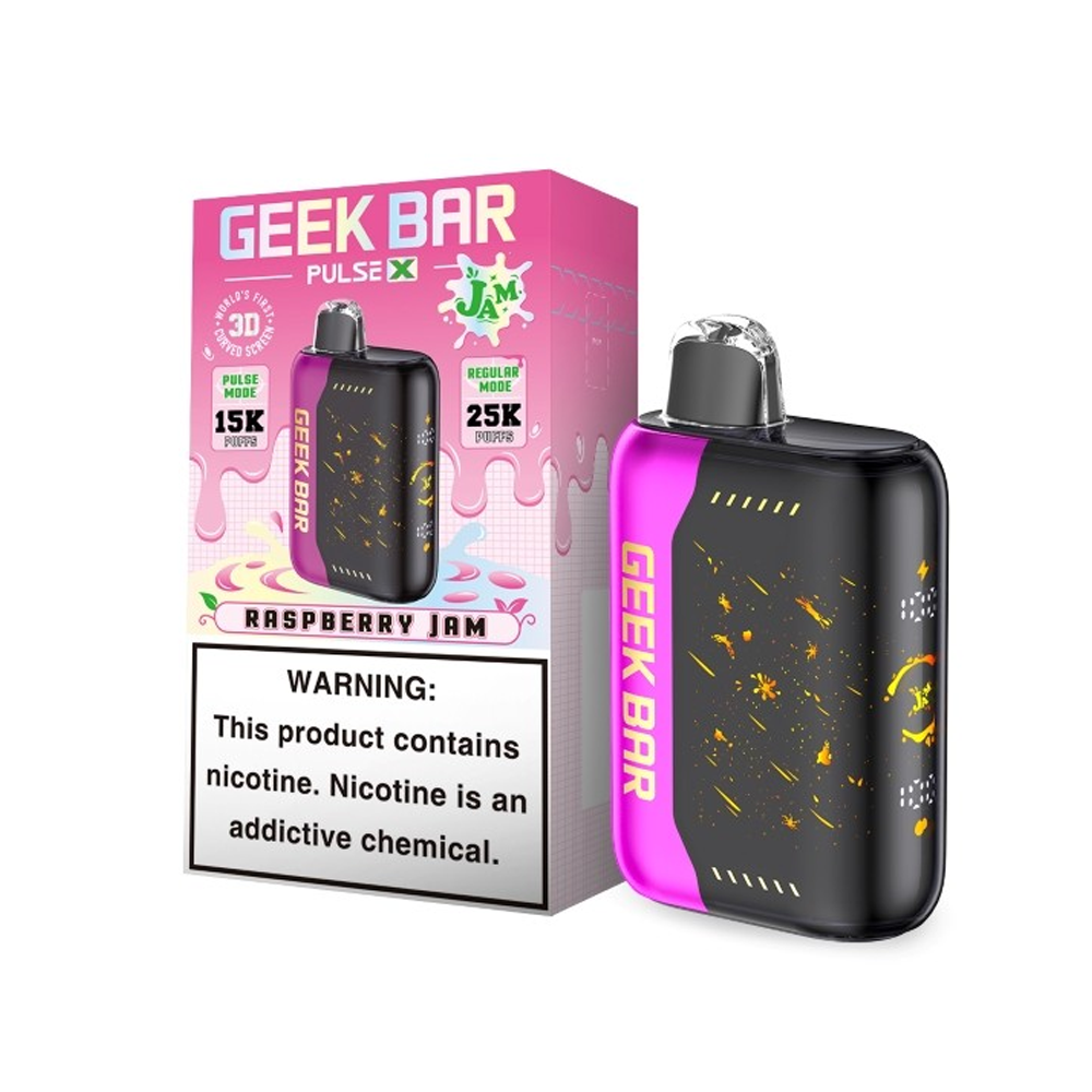 GEEK BAR PULSE X 25000 PUFFS DISPOSABLE VAPE 5CT/BX
