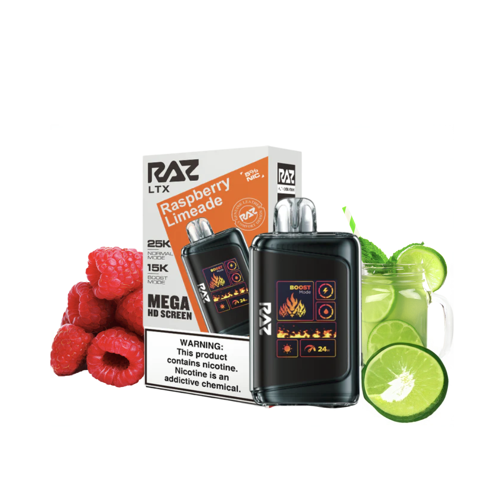 RAZ 25000 PUFFS DISPOSABLE VAPE 5CT/BX
