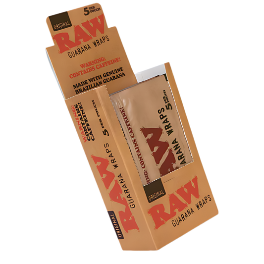 RAW ORIGINAL GUARANA WRAPS 5 PER POUCH
