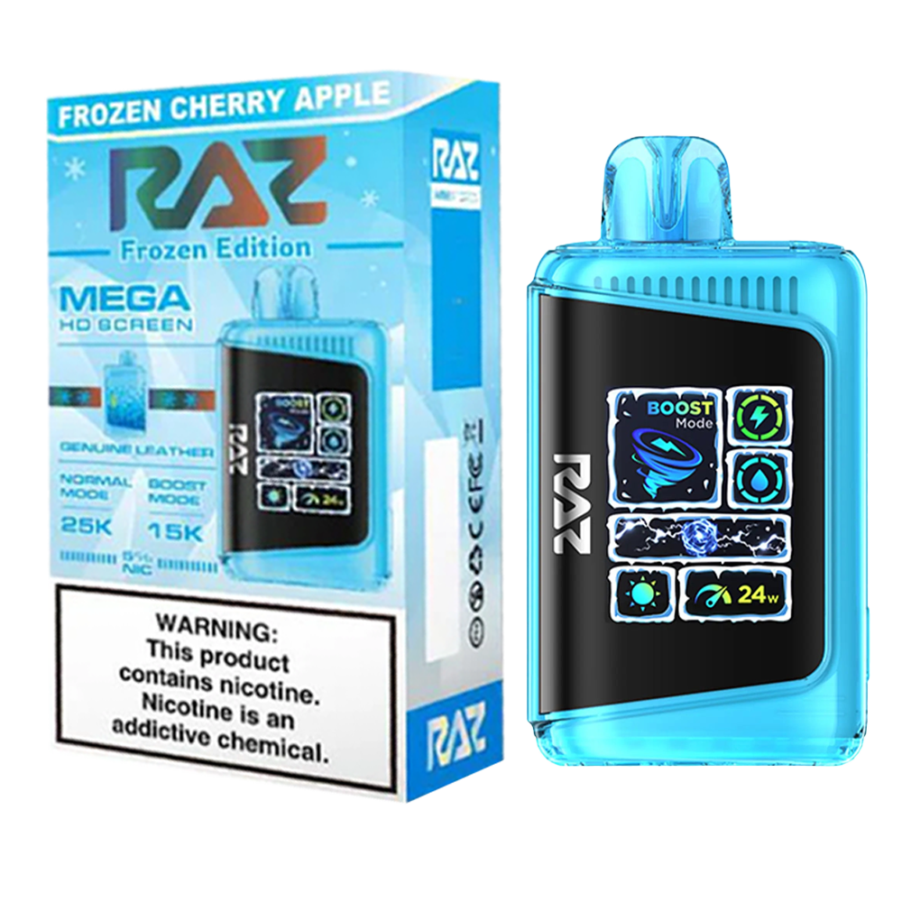 RAZ 25000 PUFFS DISPOSABLE VAPE 5CT/BX