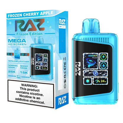 RAZ 25000 PUFFS DISPOSABLE VAPE 5CT/BX