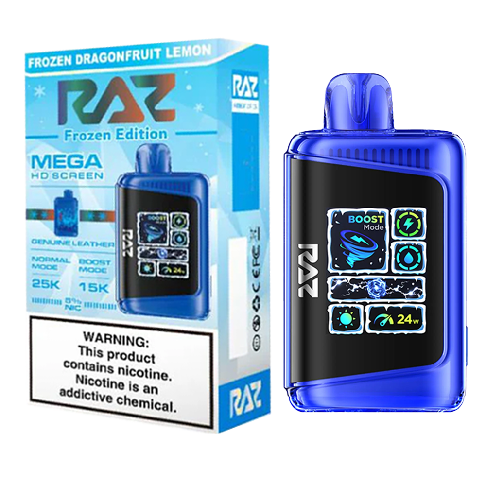 RAZ 25000 PUFFS DISPOSABLE VAPE 5CT/BX
