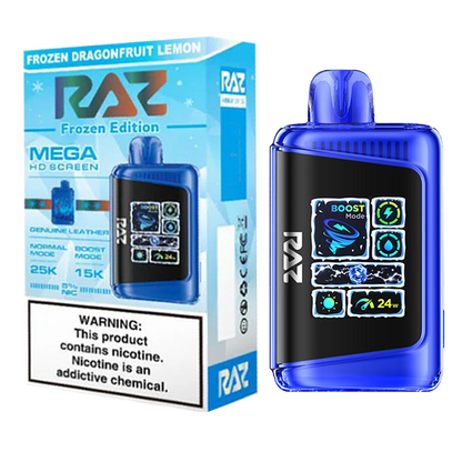 RAZ 25000 PUFFS DISPOSABLE VAPE 5CT/BX