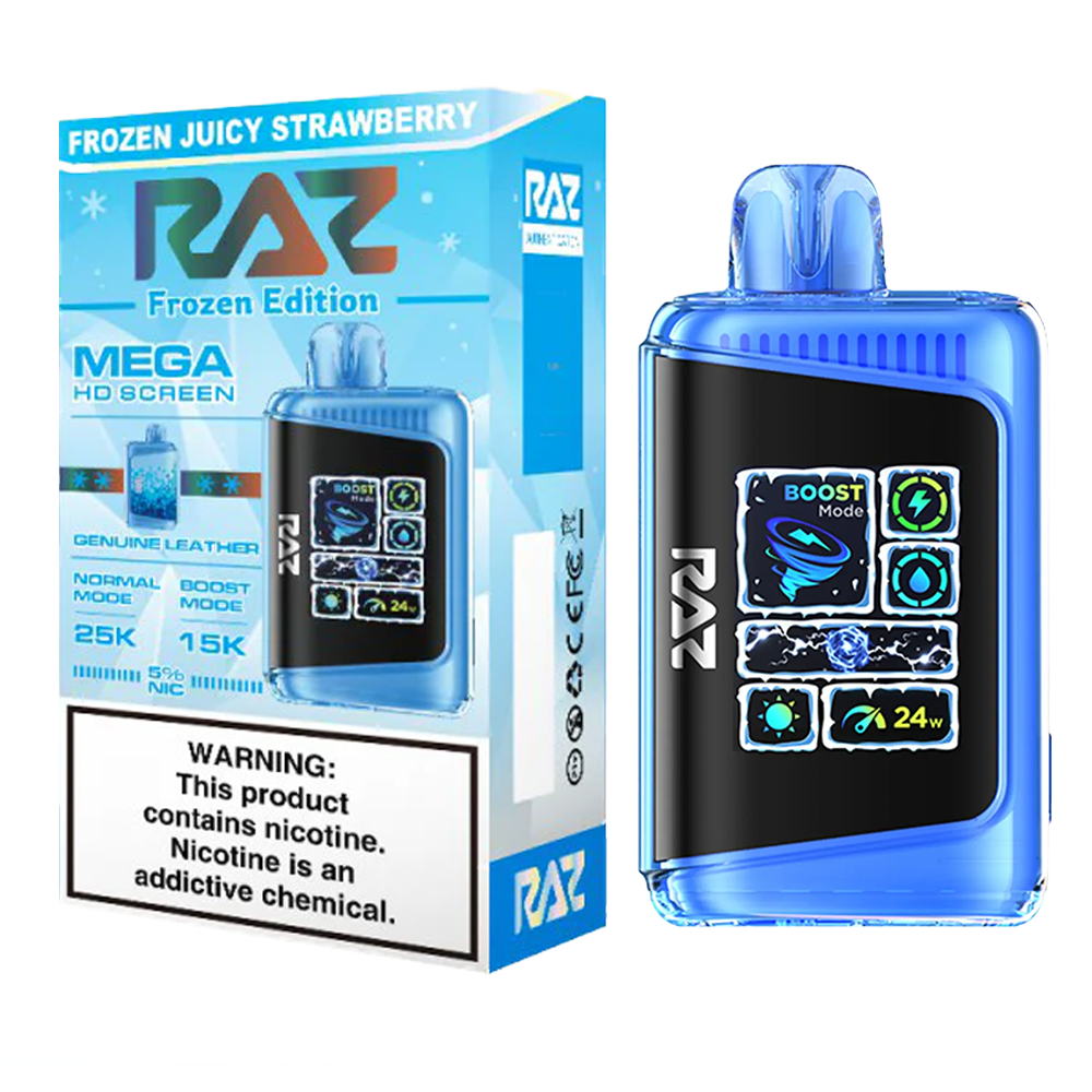 RAZ 25000 PUFFS DISPOSABLE VAPE 5CT/BX