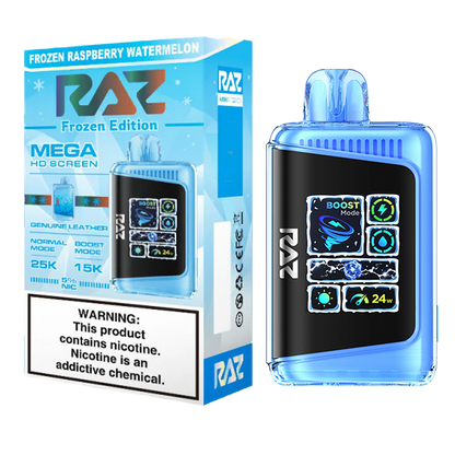 RAZ 25000 PUFFS DISPOSABLE VAPE 5CT/BX