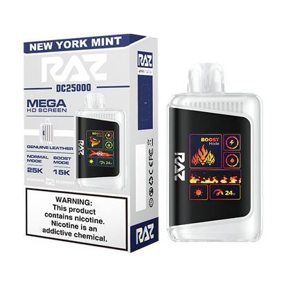 RAZ 25000 PUFFS DISPOSABLE VAPE 5CT/BX