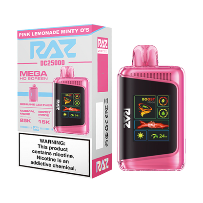 RAZ 25000 PUFFS DISPOSABLE VAPE 5CT/BX
