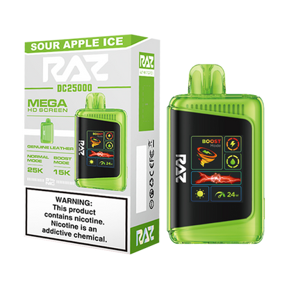 RAZ 25000 PUFFS DISPOSABLE VAPE 5CT/BX